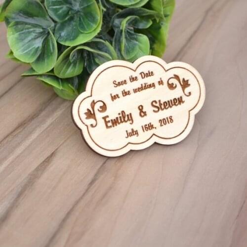 Custom Save the Date Magnets - Wooden Magnets - Fridge Magnets Wedding MAGNETS SAVE the DATE Save the Date Magnets Rustic