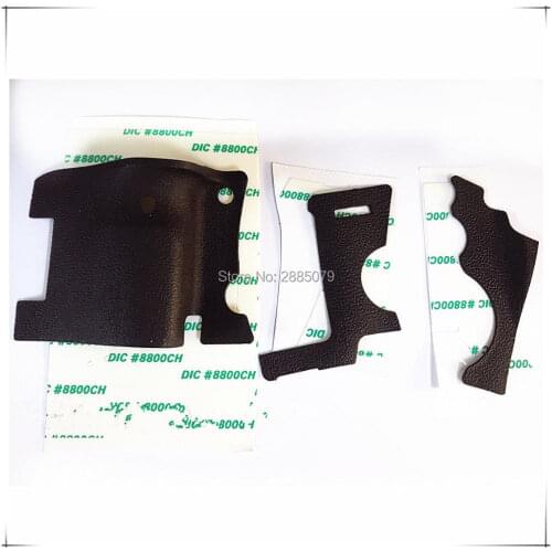 A Set of 3 ) Original NEW Body Rubber Shell For Canon EOS 5D Mark III 5DIII 5D3 Digital Camera Repair Part + Tape