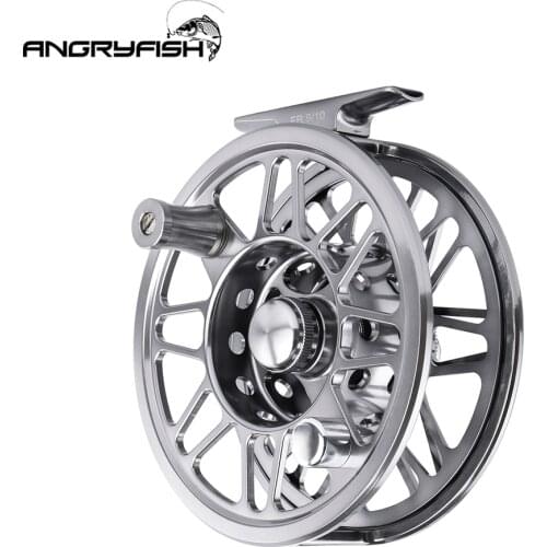 Angryfish Fly Fishing Wheel 2+1BB Left/Right with CNC-machined Aluminum Alloy Body