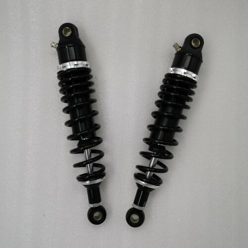 Universal 350mm Motorcycle Rear Air Shock Absorber Suspension for HONDA CT110 yamaha suzuki silver & Black