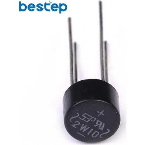 10pcs/lot 2w10 2A 1000V diode bridge rectifier 2W10