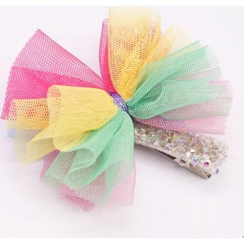10yards Rainbow Color Mesh Ribbon Roll For Princess Girls Tutu Skrit And Hair Accessories Diy 65mm 130mm Width