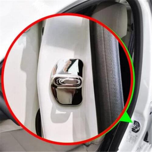 4pcs/set Car Door lock waterproof Protector Cover for Renault Latitude LAGUNA Captur Talisman Scenic Fluence Megane R.S./SMART