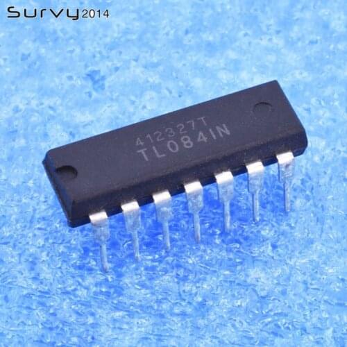 5PCS/10PCS TL084IN DIP-14 JFET-INPUT OPERATIONAL AMPLIFIERS IC diy electronics