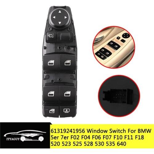 61319241915 61319241956 Power Master Window Switch Window Control Switch For BMW 5 6 7 Series 530 525 640 730 740 760 F10 F18
