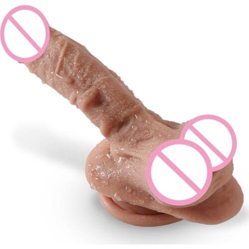 8.26inch Huge Horse Dildo Realistic Thick Cock Consolador Sex Toys For Woman Masturbation Strap on Adult Penis Anal Plug