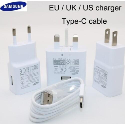 Samsung Galaxy Fast Charger USB Power Adapter 9V1.67A Quick Charge Type C Cable line for Galaxy S10 S8 S9 Plus Note 10 9 8 Plus