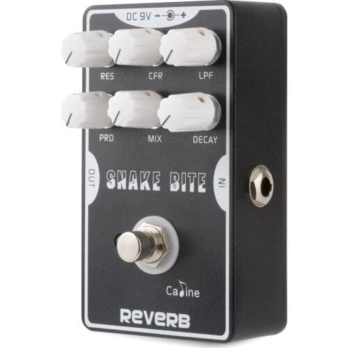 Caline CP-26 Reverb Guitar Effect Pedal With Guitar Cable Guitar Accessories With True Bypass Pedal Effect Guitar Parts