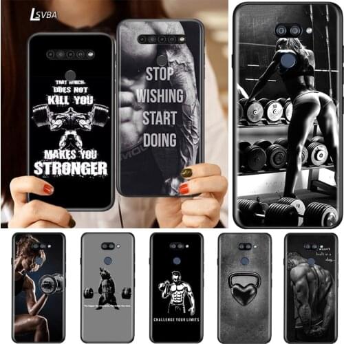Bodybuilding Fitness For LG K92 K62 K52 K42 K31 K22 K71 K61 K51S K41S K30 K20 G8 G8S G8X ThinQ Silicone Phone Case