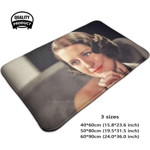 Norma Shearer Hollywood Icon Door Mat Foot Pad Home Rug Norma Shearer Actor Actress Movie Film Celebrity Vintage Classic Star