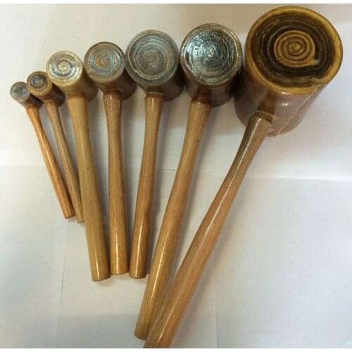 DIY Handmade Leather Tools | Gold and Silver Processing Tools | Watch Processing Tools - Raw Leather Skin Leather Carving Hammer