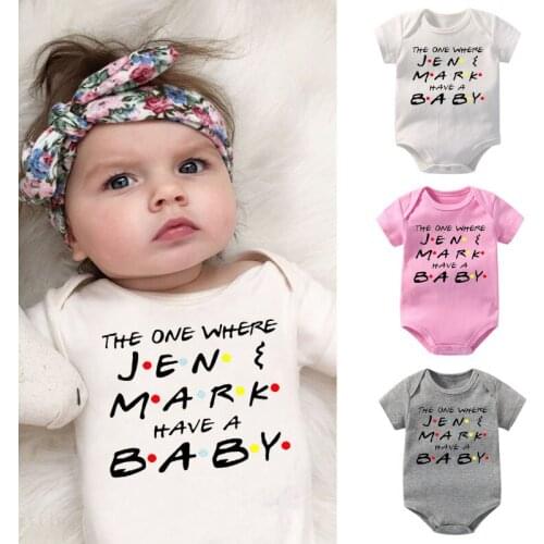 Summer Funny Letters Have A Baby Printed Cotton One-piece Romper Newborn Baby Soft Toddler Jumpsuit Infant Boys Girls Bodysuit