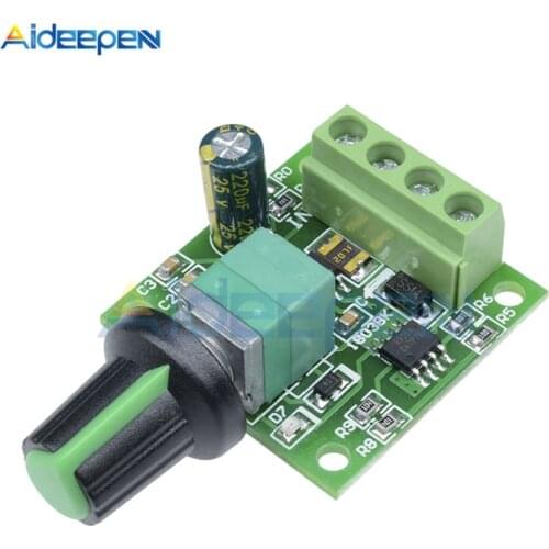 DC 1.8V-15V 2A 30W PWM Motor Speed Controller Low Voltage Motor Speed Controller PWM 0~100% Adjustable Drive Module 3V 5V 6V 12V