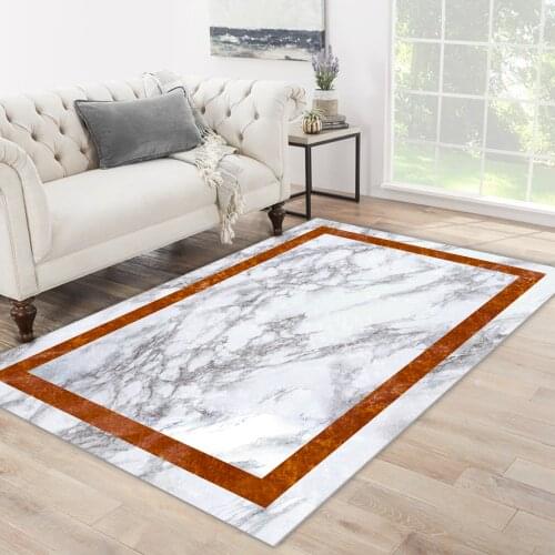 White grey color Brown Line frame grey patterned carpet modern carpet living room bedroom rug free shipping soft textured carpet