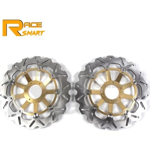 Motorcycle CNC Floating Front Brake Disc Disks Rotors For HONDA CBR 919 RR 98-99 CBR919RR CBR919-RR CBR-919RR 1998 1999 Gold New