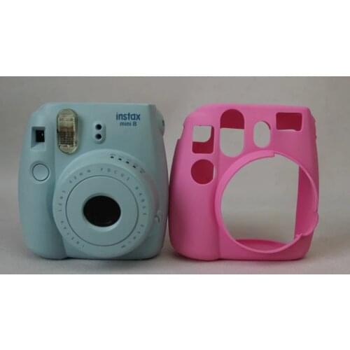 Soft Silicone Rubber Case Bag For Fujifilm Instax Mini 8 mini8 Camera Protective Body Cover