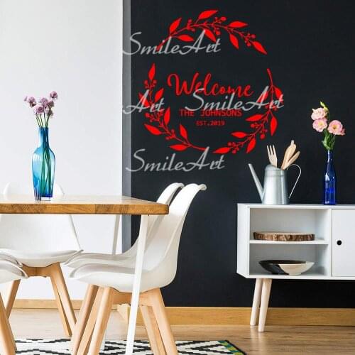 NEW Custom Name Family Vinyl Wall Sticker Home Decor Stikers For Kids Rooms Decoration Decal Creative Stickers