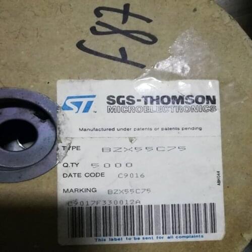 POWER BZX55C75 DO-35 75V 0.5W ST zener diode New and original 50 pcs/lot