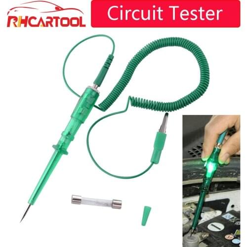 OBD2 Car accessories Diagnostic tool Car Circuit Tester DC 6V 12V 24V Voltage Auto Vehicle Gauge Test free shipping