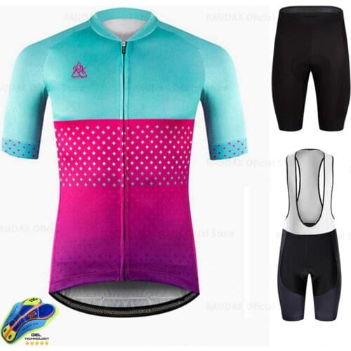 Ropa Ciclismo Hombre 2021 Pro Team Raudax Cycling Clothing Quick Drying Racing Sport Mtb Bicycle Jersey Bike Uniform Triathlon