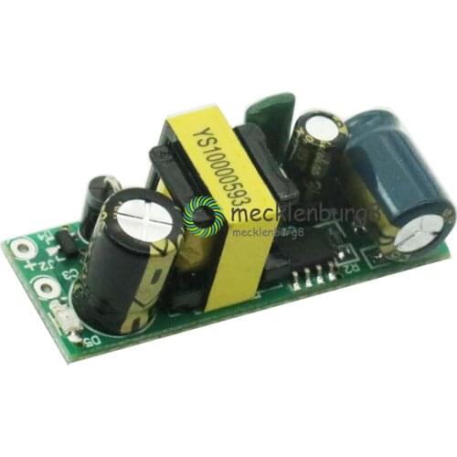 DC 12V 400mA AC-DC Power Supply Buck Converter Step Down Module Adaptor Isolation Board Temperature Short Circuit Protection