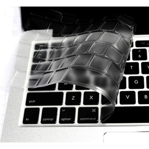 Silicone Clear Keyboard Protective Cover Film for MacBook- Air Pro Retina 13inch 15inch 17inch Laptop Keyboard Cover