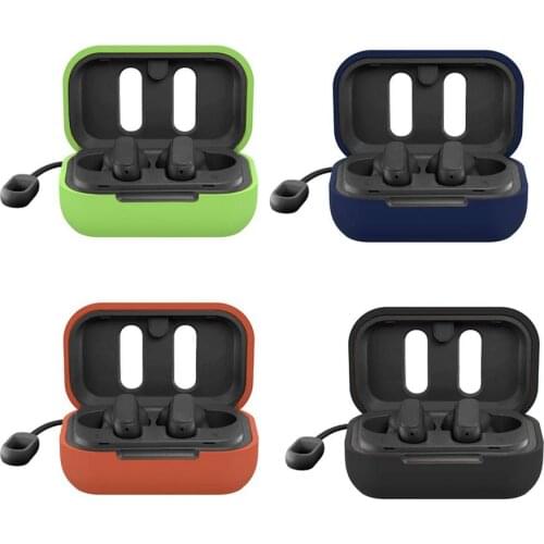 Silicone Protective Cover For Skullcandy Dime True Anti-Fall Wireless Headset Storage Case Anti-Lost Shell Earphone Accessories
