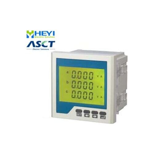 Three phase LCD digital voltage ampere meter Combined Meters AC voltage multi function meter with RS485