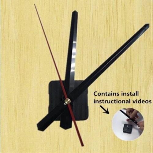 High-quality Silent Wall Clock Mechanism Quartz Clock Movement pointer Mute Dedicated Long Thread Axis Length 28mm with hooks