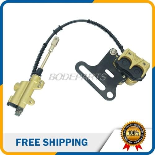 Motorcycle Parts Motorbike Rear Disc Brake Assembly Master Cylinder Caliper For Dirt Pit Bike ATV Free Shipping