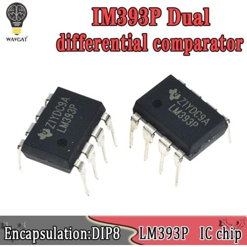 10PCS LM393P DIP8 LM393 DIP LM393N 393 DIP-8 new and original IC LOW POWER DUAL COMPARATORS