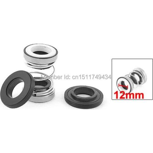 12mm Internal Dia Rubber Bellows Coil Water Mechanical Seal 202-12 2pcs