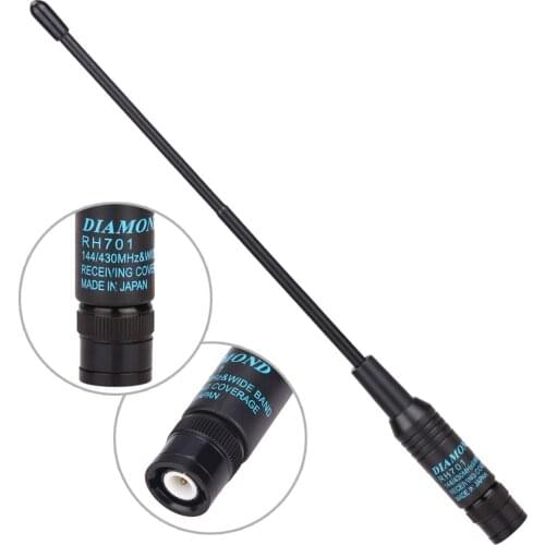 Diamond RH-701 Dual Band BNC UHF VHF Dual Band RH701 Antenna for Vertex Standard HX320 HR146 HX300 HX400 CP/CS 5015