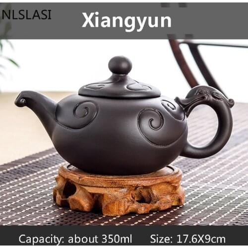 Large capacity purple sand pot hand Zhu mud large flower teapot Tea set tea set tea cup household ceramic kettle