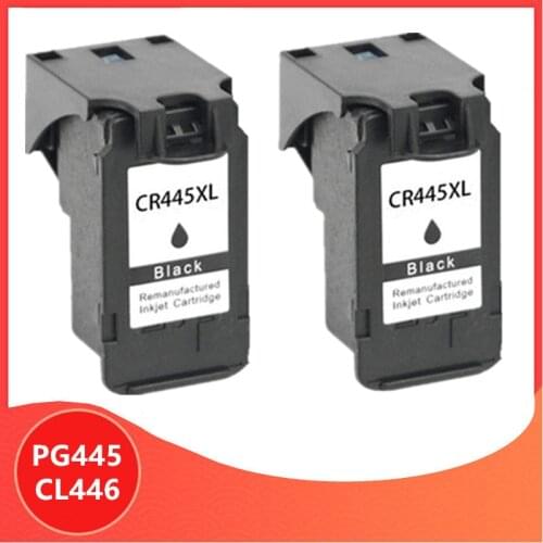 2 X Black PG-445 PG445 CL-446 XL Ink Cartridge for Canon PG 445 CL 446 for Canon PIXMA MX494 MG2440 MG2940 MG2540 MG2540S IP2840