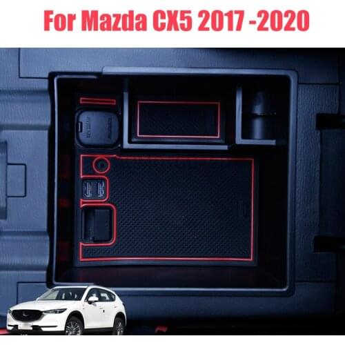 For Mazda CX5 2017 2018 2019 2020 Second generation Central Armrest Box Storage Box Interior Modification Storage Box