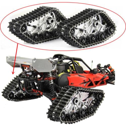 Baja Crawler Snow Ground Rear Tires Caterpillar Band Special Track Wheel for 1/5 HPI KM Rovan BAJA 5B 5T RC Car Upgraded Parts
