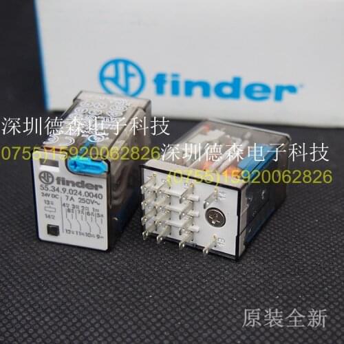 55.34.9.024.0040 24VDC Italian relay 4 way control 14 feet 7A-250V switch