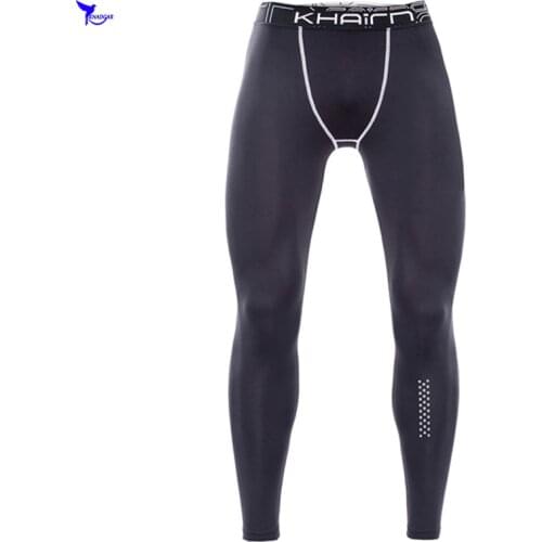 Summer Base Layer Mens Quick Dry Running Tights Compression Jogging Leggings Breathable Fitness Gym Sportswear Training Pants