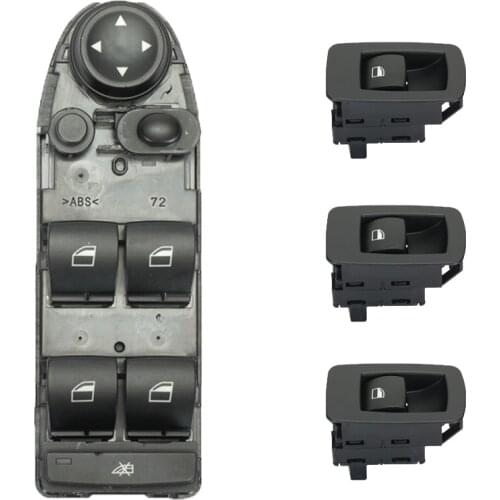 Left front power window switch 1 set For BMW E70 E71 X5 X6 2007-2013 61319122121 61319218044 61319122117
