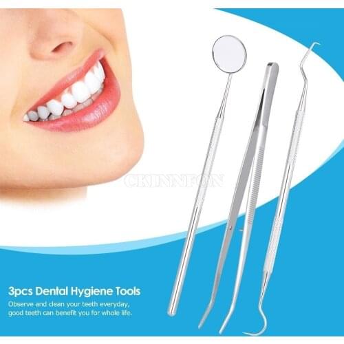 200 Sets Durable Stainless Steel Dental Tools Kit Double Head Dental Tool Teeth Scraper Dental Probe Set