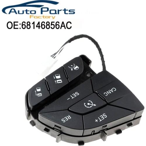 New Steering Wheel Audio Switch For 2014-2018 Dodge Jeep 68146856AC