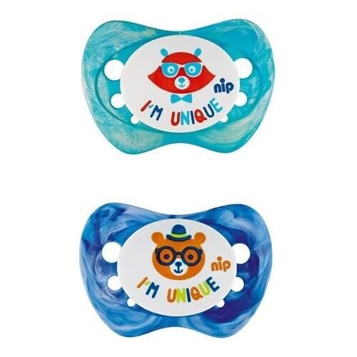 New Season Baby Pacifier Classic Kids High Quality Material 2 PCs Silicone Nipple Gift Box Baby Pacifier