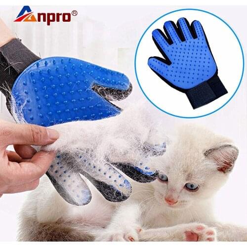 Pet Glove Cat Grooming Glove Cat Hair Deshedding Brush Gloves Dog Comb for Cats Bath Clean Massage Hair Remover Brush
