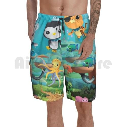 Octonauts Crew Beach Shorts Men Beach Pants Swim Trunks Kids Children Teen Adults Christmas Birthday Octonauts Cbbc