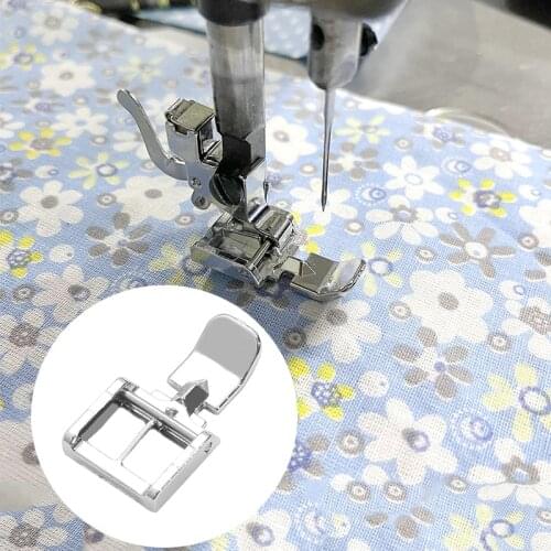 1Pc Single Sides Metal Zipper Presser Foot Feet For Household Snap-on Sewing Machine Accessories for Brother Singer Janome