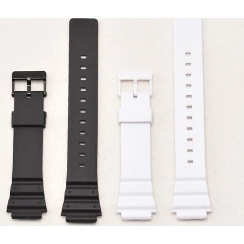 Watchband Silicone Rubber Band Men Sports Strap For CASIO MRW-200H Replace 18mm Electronic Wristwatch Belt Watch Accessories