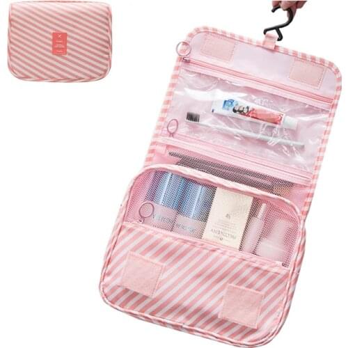 Womens Cosmetic Bag Makeup Toiletry Bags Men Travel Make Up Organizer Waterproof Storage Neceser Hanging Bathroom Wash Bag