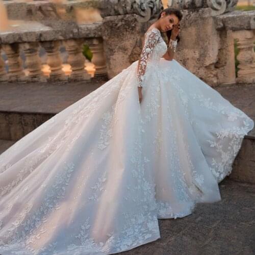 Wedding Dress 2021 Elegant Wedding Dress Marriage Dress Open Back Wedding Dress Lace Wedding Dress