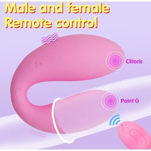 U Vibrator Women Masturbator Sex Toys Double Vibration Wireless Remote Control Eggs Vibrators G-spot Stimulate Clitoris Massager